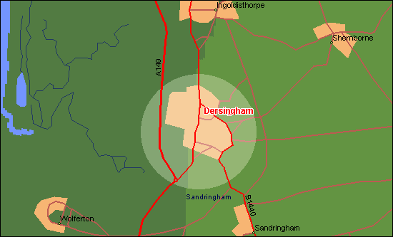 Ashdene Dersingham Map 1